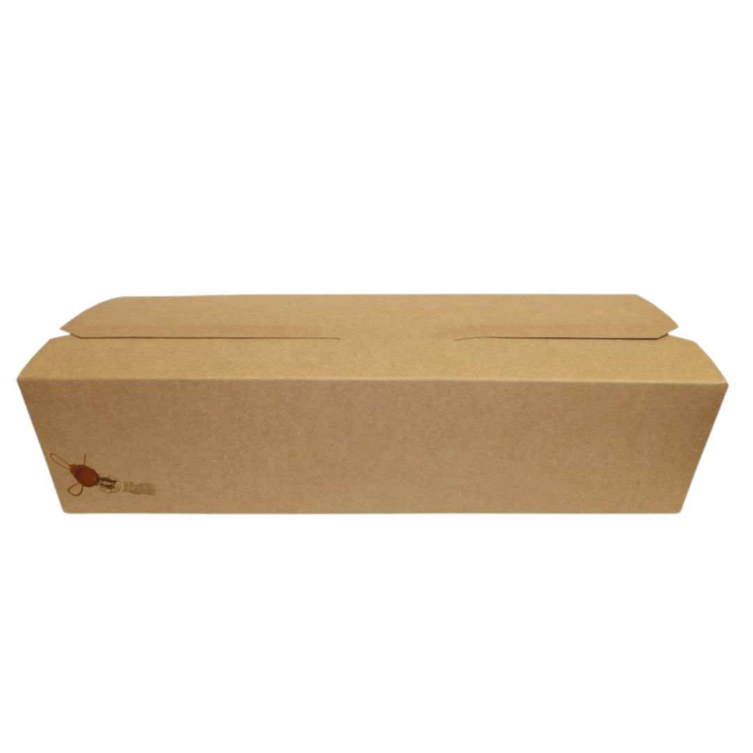 Contenitore Monouso Gigante 3000 ml 30x16.5 H7 cm in Cartoncino Avana Ceralacca 140 pz