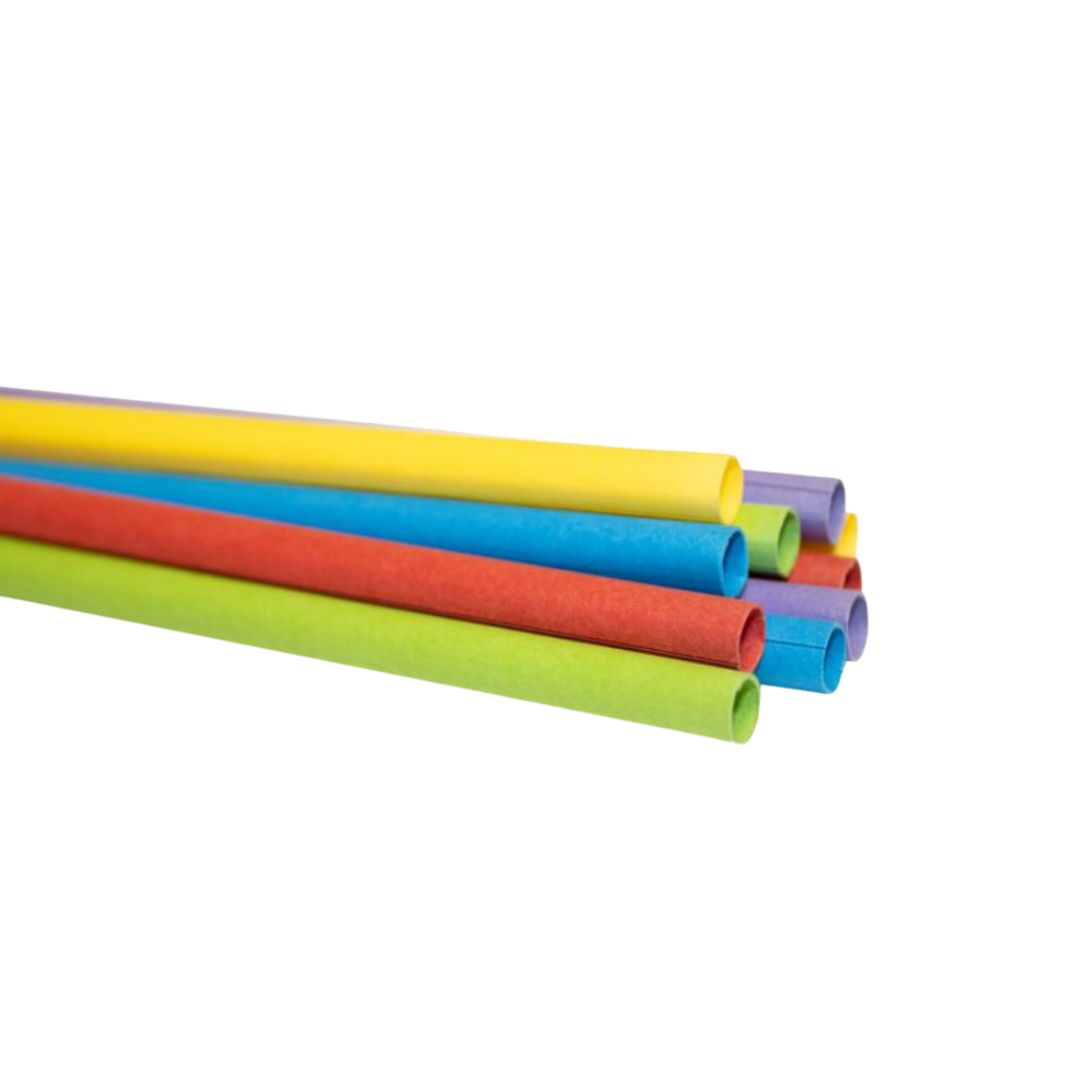 Cannucce per Bibite Ø0.7 H20 cm di Carta Colori Assortiti 4050 pz