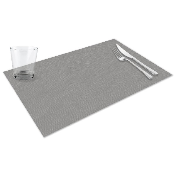 Tovaglietta 30x50 Monouso di Carta Packservice Onda Color 400 pz-Grigio