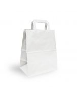 Busta-Shopper-bianca-ecokBags-carta-manico-piatto-Packservice-26x16x31-L2631-0