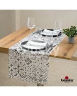 chemin-de-table-en-roleau-jetable-0-4x24-m-predecoupe-30-cm-tnt-airlaid-okay-azulejos-4-pce-stone