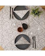 Einweg-Tischdecke-100x100-aus-Airlaid-Fibracel-Giocondo-corda-grey-black