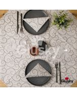 Nonwoven-Disposable-Tablecloth-100x100-Airlaid-Fibracel-Giocondo-grey-black
