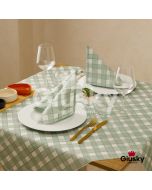 Nappe-Jetable-100x100-Airlaid-Fibracel-Guest-Vert