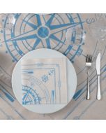 Einweg-Servietten-40x40-Airlaid-Fibracel-Rosa-Dei-Venti-Blue