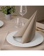 Serviette-Jetable-40x40-en-Airlaid-Fibracel-Color-Couleur-Unie-tourterelle