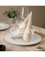 Tovagliolo-TnT-40x40-Monouso-Airlaid-Fibracel-Damascato-sabbia