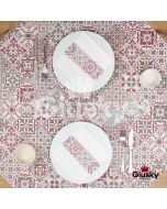 nappe-jetable-100x100-en-airlaid-okay-easy-azulejos-100-pce-bordeaux
