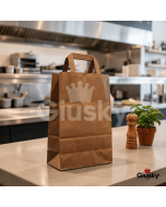 Busta-Shopper-avana-liscio-ecokBags-carta-manico-piatto-Packservice-18x10x29-L1829-1