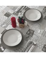 Nappe-Intissé-100x100-Jetable-Airlaid-Okay-Gold-Patchwork-100-pce-stone