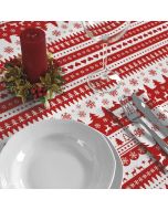 Einweg-Vlies-Tischdecke-100x100-Airlaid-Okay-Gold-Winter-100-st-rot