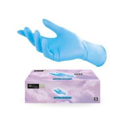 Texxor 2215 – Copri Scarpe Monouso In Nitrile, Non Talcati, Colore Blu – Sterili
