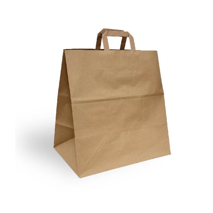 sacs-en-papier-avana-lisse-ecokbags-avec-poignee-plate-packservice-32x20x33