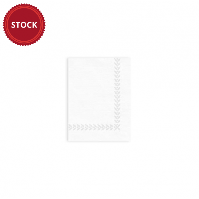 Tovagliolo-TnT-40x30-Spunlace-Packservice-Micro-Floreale-Bianco