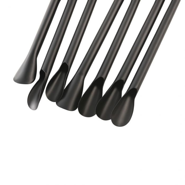 pla-drinking-straws-o0-6-h21-cm-bio-eco-with-spoon-black-6000-pcs