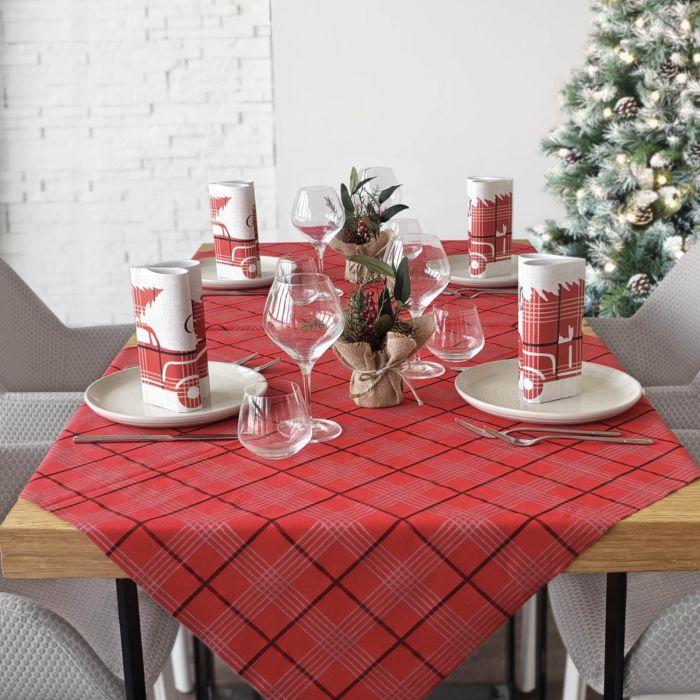 Tovaglia-TnT-100x100-Monouso-Airlaid-Packservice-Plus-Kilt-Rosso