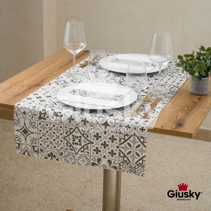 tovaglia-runner-tnt-120x48-monouso-in-airlaid-okay-easy-azulejos-150-pz-stone