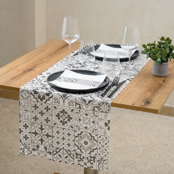 tovaglia-runner-rotolo-tnt-0-4x24-m-monouso-in-airlaid-okay-easy-azulejos-4-pz-stone