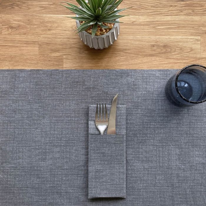 serviettes-jetables-porte-couverts-40x32-en-airlaid-packservice-plus-jack-compostable-ardesia