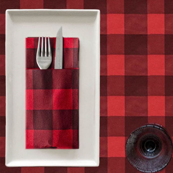 serviette-jetable-porte-couverts-40x40-airlaid-packservice-refuge-rouge-compostables