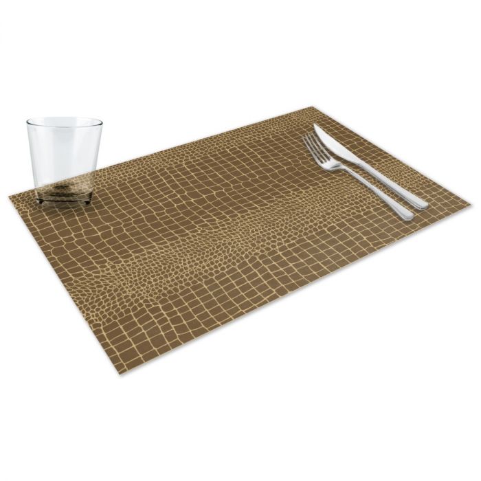 nonwoven-disposable-placemat-30x48-airlaid-packservice-plus-nat-croko-cocoa-1000-pcs