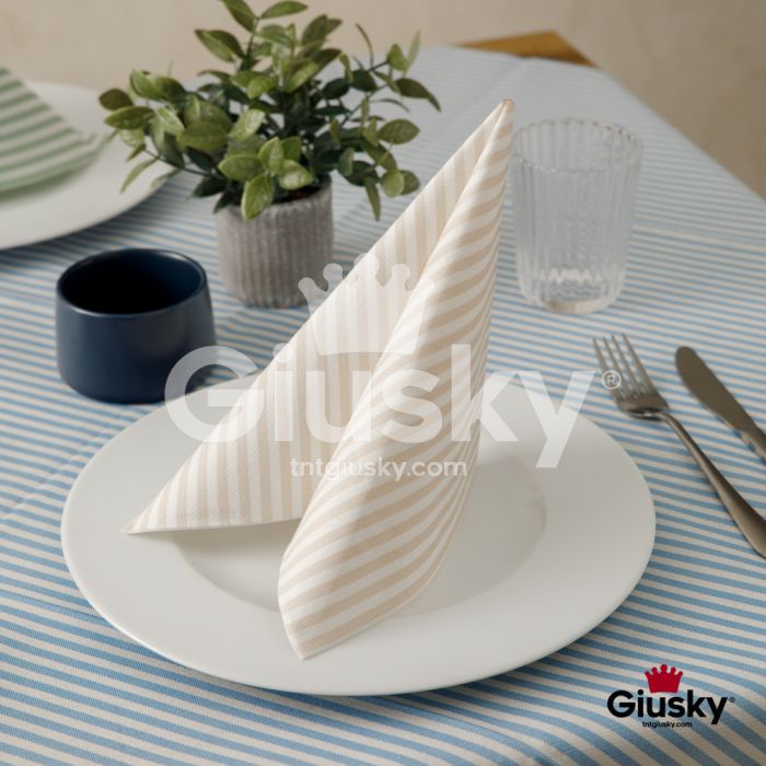 Nonwoven-Disposable-Napkin-40x40-Airlaid-Fibracel-Riga-sand