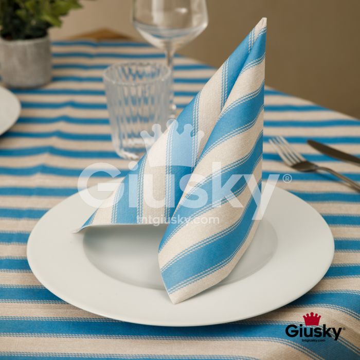 Nonwoven-Disposable-Napkin-40x40-Airlaid-Fibracel-Portofino-blue