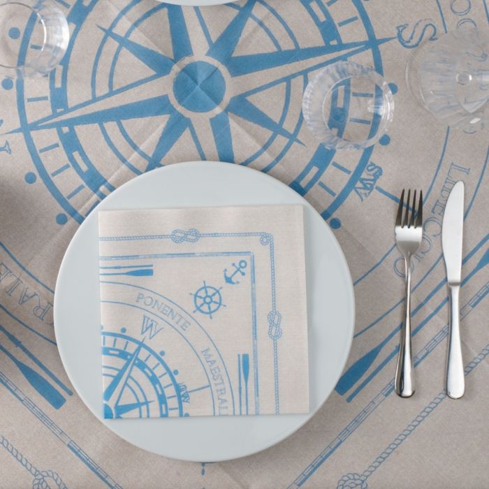 Nonwoven-Disposable-Napkin-40x40-Airlaid-Fibracel-Rosa-Dei-Venti-blue