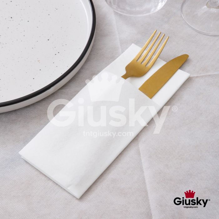 Nonwoven-Disposable-Cutlery-Pouch-Napkin-32x40-Airlaid-Premium-Giusky-Gefix-Pocket-White-1200-pcs