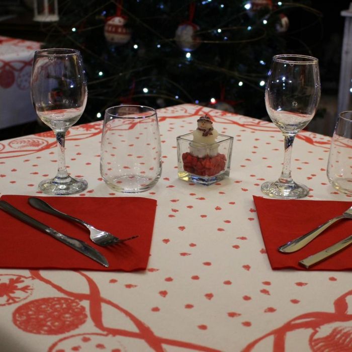 Nappe-Jetable-100x100-Intissé-Airlaid-Fibracel-Feliz-Navidad-100-pce