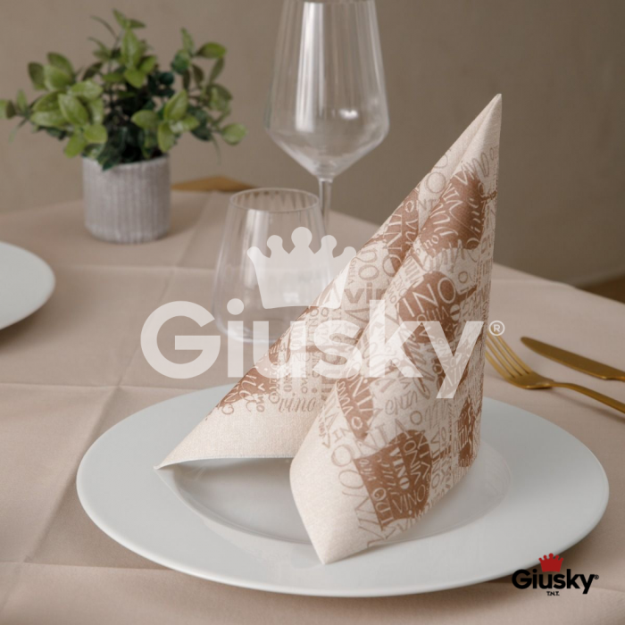 Einweg-Servietten-40x40-Airlaid-Fibracel-Enoteca-Beige-1