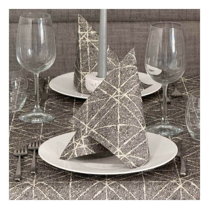 Nonwoven-Disposable-Napkin-40x40-Airlaid-Packservice-Mono-Hugo-800-pcs-granite