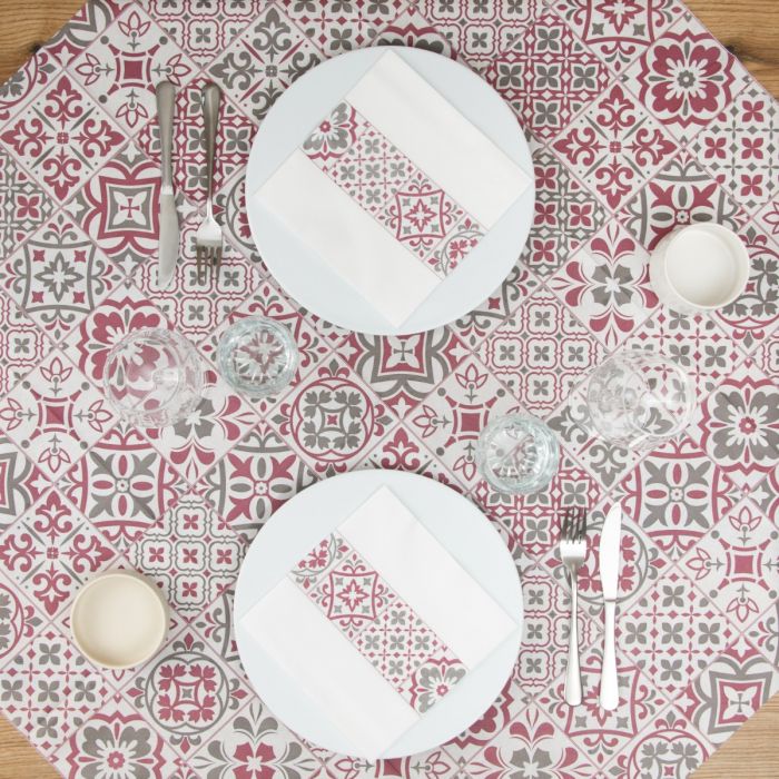 nonwoven-disposable-tablecloth-100x100-airlaid-okay-easy-azulejos-100-pcs-bordeaux