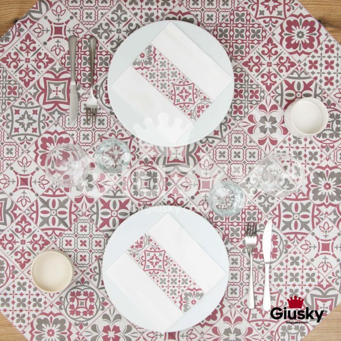 tovaglia-tnt-100x100-monouso-airlaid-okay-azulejos-100-pz-bordeaux