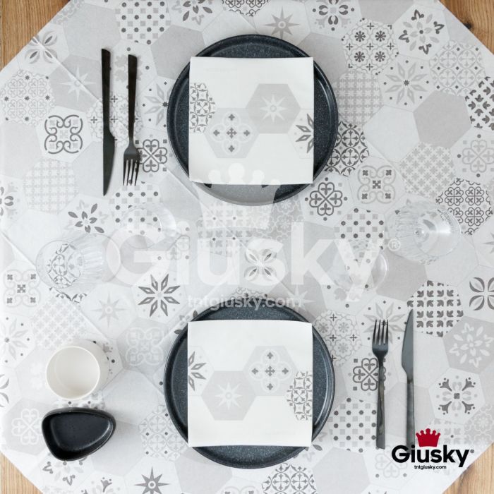 nappe-jetable-100x100-spunlace-premium-okay-eco-bambook-maiolica-80-pce-stone