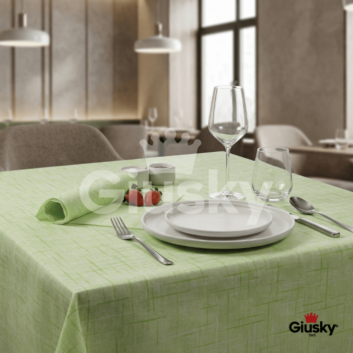 nonwoven-disposable-tablecloth-100x100-airlaid-fibracel-ecru-100-pcs-lime-green
