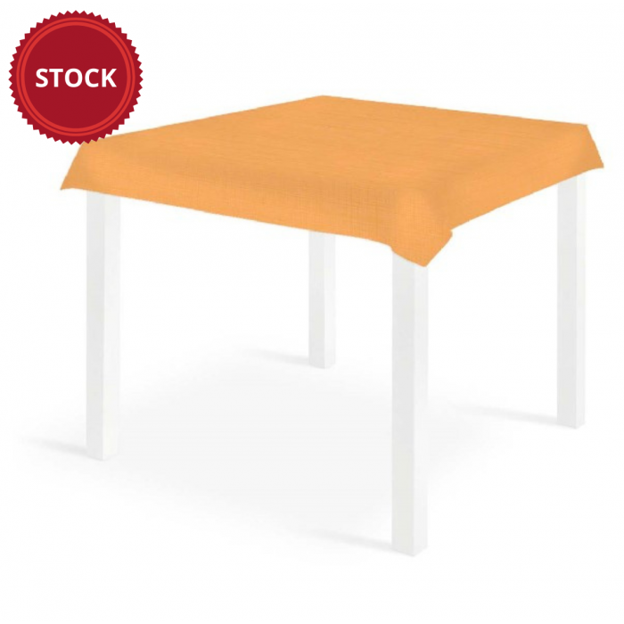 Nonwoven-Disposable-Tablecloth-100x100-Spunlace-Packservice-Micro-Gaia-Orange