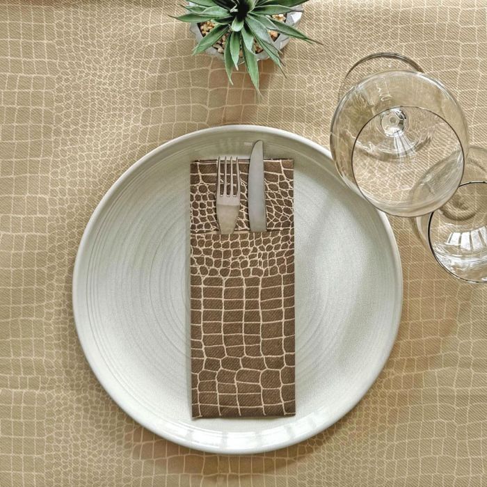 nonwoven-disposable-cutlery-pouch-napkin-40x32-airlaid-packservice-plus-nat-croko-cocoa-1200-pcs