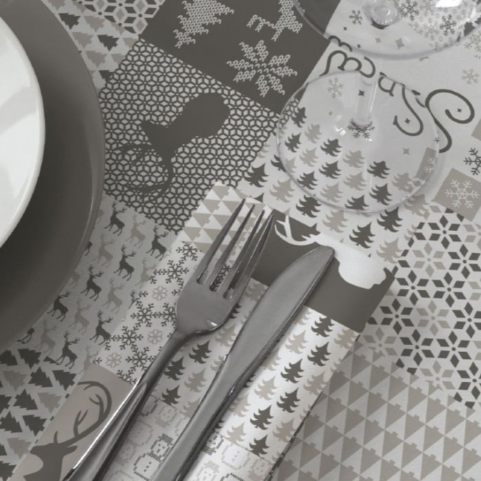 Serviette-Jetable-Intissé-40x40-Airlaid-Okay-Gold-Patchwork-900-pce