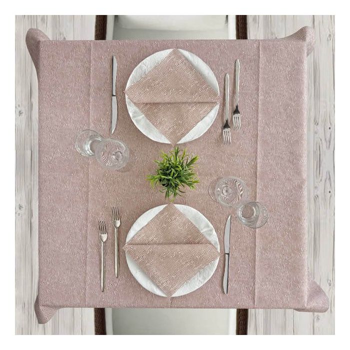 Nonwoven-Disposable-Tablecloth-100x100-Airlaid-Packservice-Mono-Zeb-100-pcs-bronze