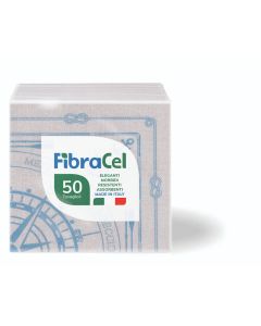 Tovagliolo TnT 40x40 Monouso in Airlaid Fibracel Rosa Dei Venti-Blue