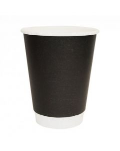 Disposable-Cup-420-ml-12-oz-Cardboard+PE-Double-Wall-500-pcs-black