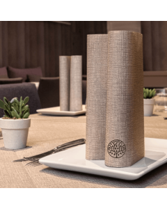 Tovagliolo-Personalizzato-TnT-40x40-Monouso-Airlaid-Mono-Fabric-Cacao-4800-pz