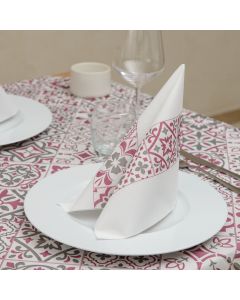 serviette-jetable-40x40-en-airlaid-okay-easy-azulejos-900-pce-bordeaux