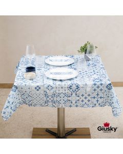 Tovaglia-TnT-120x120-Monouso-Airlaid-Okay-Easy-Azulejos-Blu-100-pz