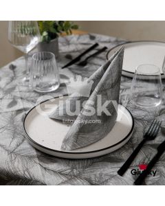 Tovagliolo-TnT-40x40-Monouso-Airlaid-Fibracel-Soffio-800-pz-grigio-nero