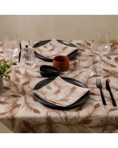 Nonwoven-Disposable-Tablecloth-100x100-Airlaid-Fibracel-Soffio-corda-cocoa