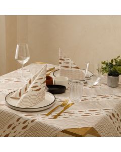 Nonwoven-Disposable-Tablecloth-100x100-Airlaid-Fibracel-Versilia-beige