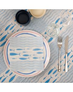 Einweg-Servietten-40x40-Airlaid-Fibracel-Versilia-Blue