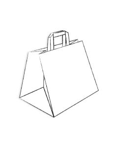 Paper-ecokBags-white-Shopper-flat-handle-Packservice-32x20x33-L3233-0